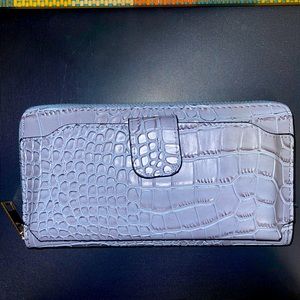 Faux Alligator Skin Wallet